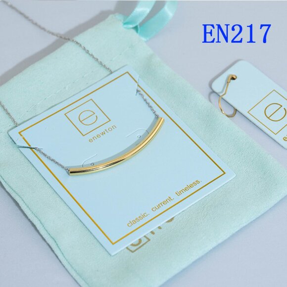 Enewton Two-Tone Tube Necklace